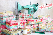 Load image into Gallery viewer, Fabric, PRETTY CLASSIC ROSE, BLUE - 30's Collection Feedsack Style Print (by the yard)