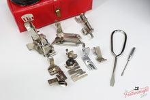 Load image into Gallery viewer, Singer Featherweight 222K Sewing Machine, RED &quot;S&quot; ER9016**
